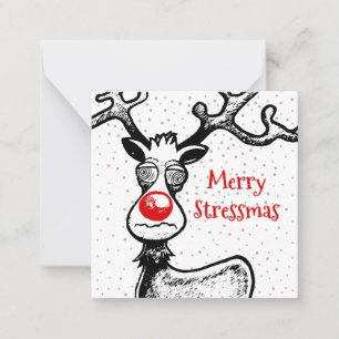 Correspondance Carte de Noël Merry Rudolph