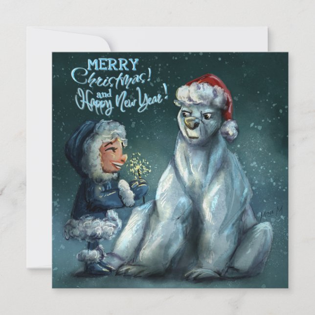 Correspondance Carte de Noël - Nouvel An (Devant)
