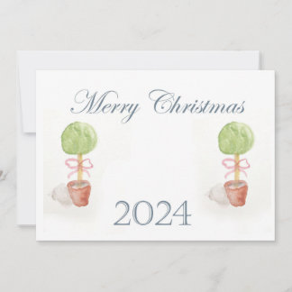 Correspondance Carte de Noël Topiary