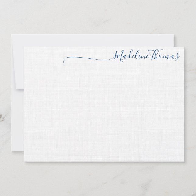 Correspondance Carte de nom de Calligraphie de script moderne (Devant)