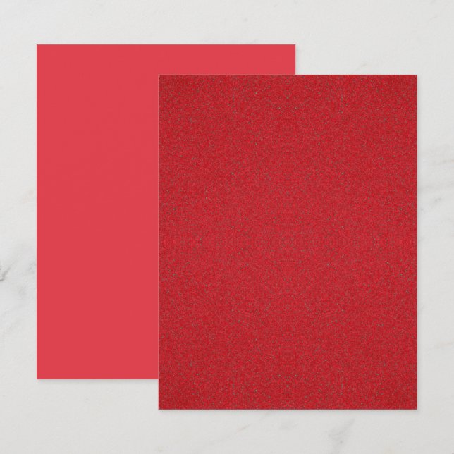Correspondance Carte de note à plat Tomato rouge + bruit - person (Devant / Derrière)