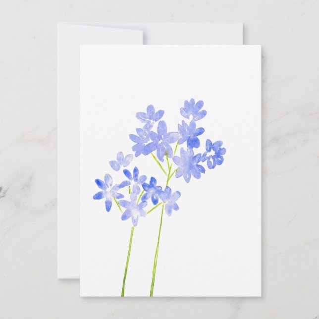 Correspondance Carte de note Agapanthus (Devant)