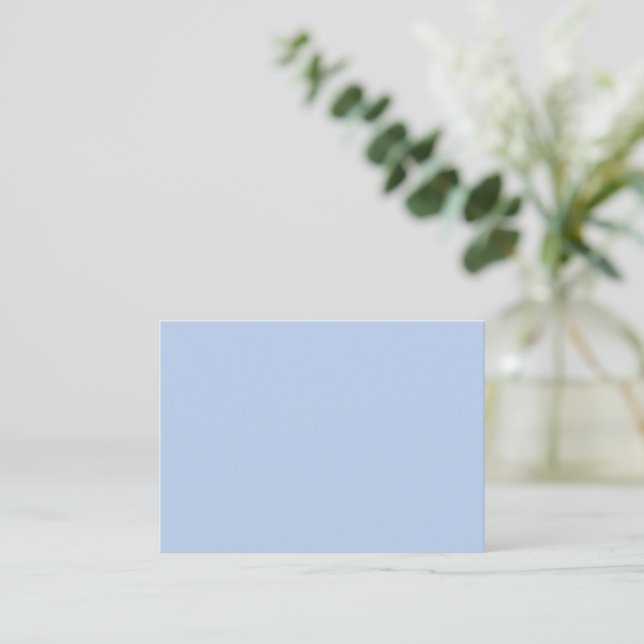 Correspondance Carte de note bleu ciel doux (Debout devant)