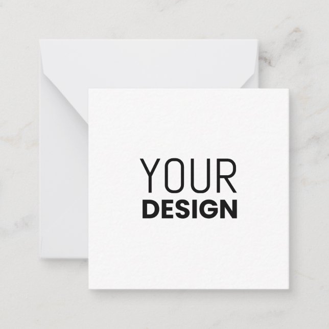 Correspondance Carte de note carré (Devant)