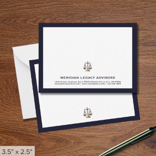 Correspondance Carte de note d'affaires du logo de l'échelle de j