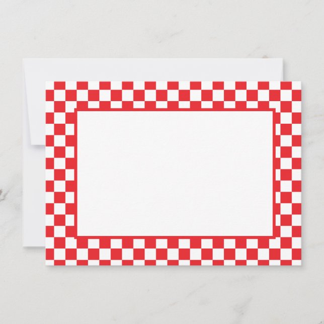 Correspondance Carte de Note-Damier (Devant)