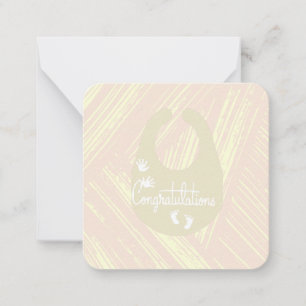 Correspondance Carte de note de Baby Shower