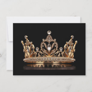 Correspondance Carte de note de la couronne Pageant