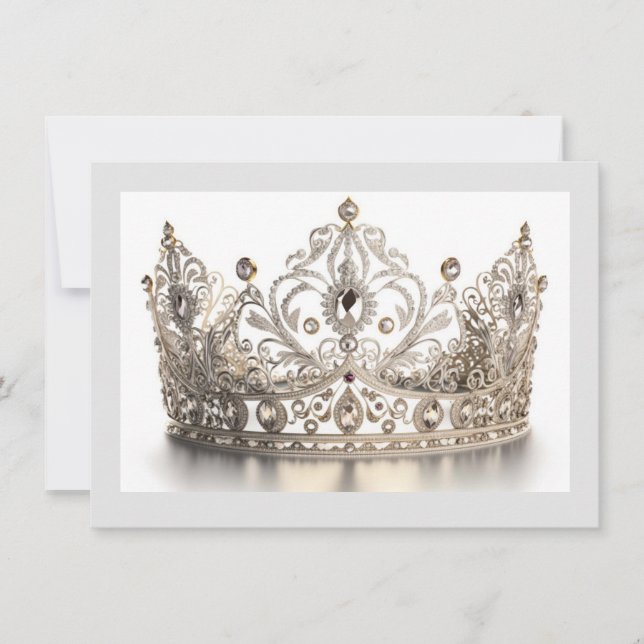 Correspondance Carte de note de la couronne Pageant (Devant)