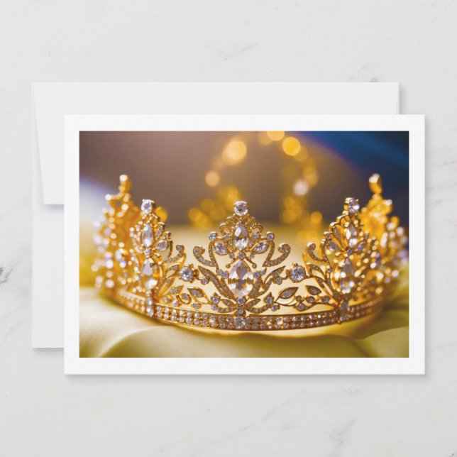 Correspondance Carte de note de la couronne Pageant (Devant)