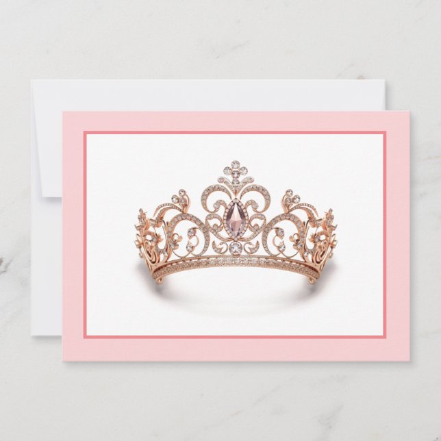 Correspondance Carte de note de la couronne Pageant (Devant)