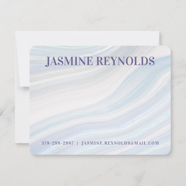 Correspondance Carte de note de la géode du marbre cool (Devant)