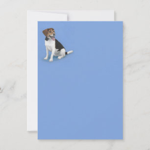 Correspondance Carte de note de Mix Beagle adorable