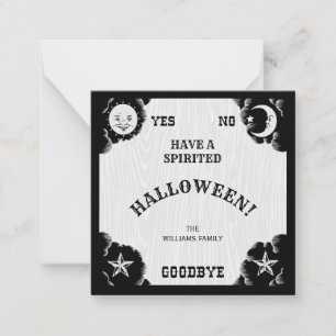 Correspondance Carte de note Halloween Spirit Board