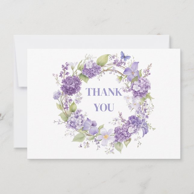 Correspondance Carte de note Merci (Devant)
