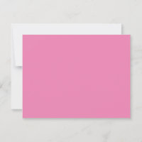 Carte de note moderne rose minimaliste avec logo p