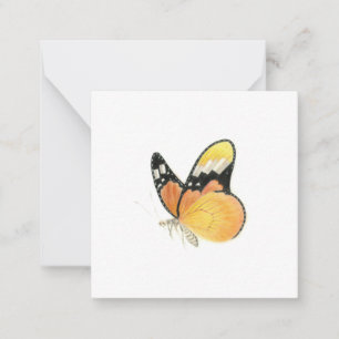 Correspondance Carte de note papillon