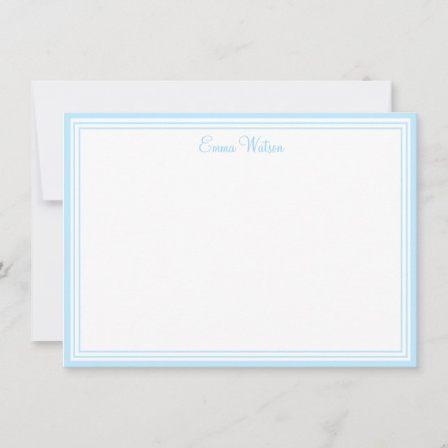 Correspondance Carte de note personnalisée (Devant)