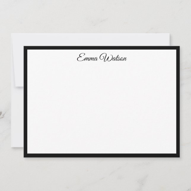 Correspondance Carte de note personnalisée (Devant)