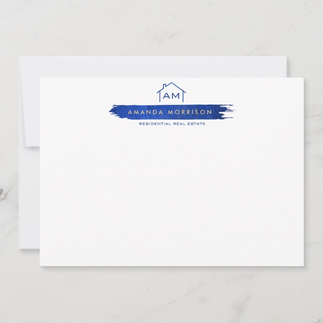 Correspondance Carte de note plat Creative Realtor Home Paint Swa (Devant)