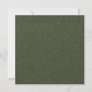 Correspondance Carte de note plat Moss-Green (personnalisée)