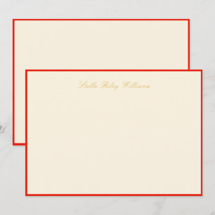 Correspondance Carte de note plat Park Avenue 5 pouces x 7 pouces