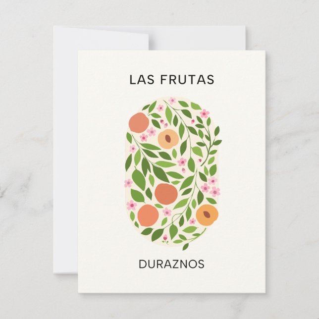 Correspondance Carte de note plate (Devant)