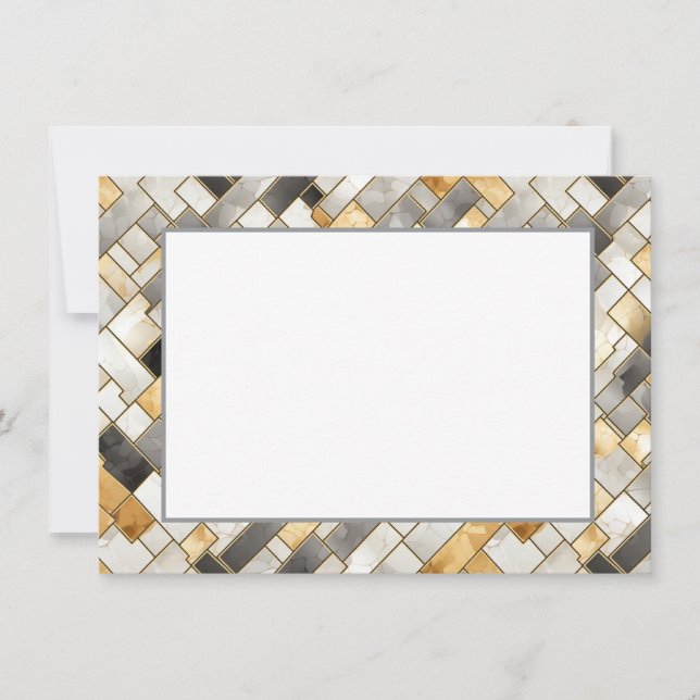 Correspondance Carte de note plate (Devant)