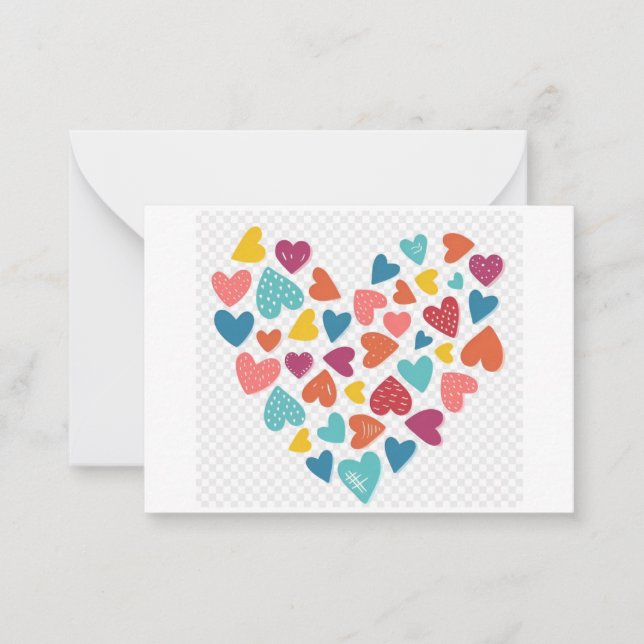 Correspondance Carte de note plate (Devant)