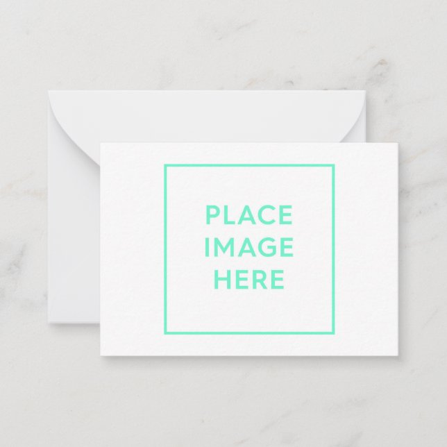 Correspondance Carte de note plate (Devant)