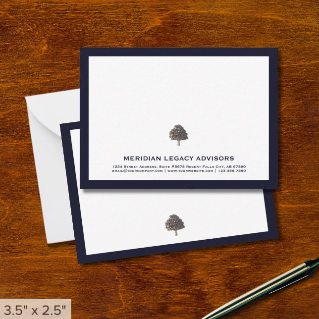 Correspondance Carte de note professionnelle élégante du logo de  (Créateur téléchargé)