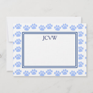 Correspondance Carte de note Puppy Paks
