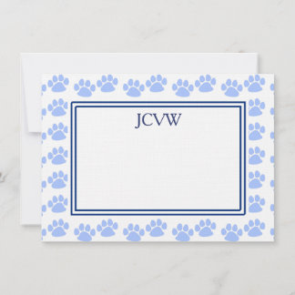 Correspondance Carte de note Puppy Paks