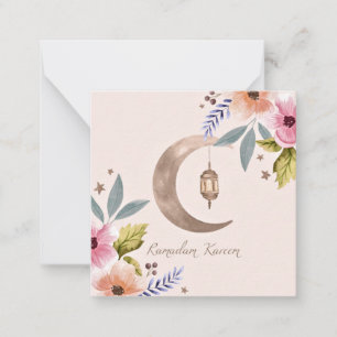 Correspondance Carte de note Ramadan