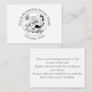 Correspondance Carte de note Remerciements du support Office