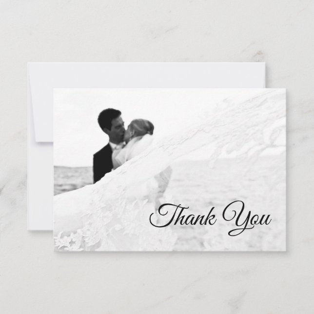 Correspondance Carte de note Remerciements Plat (Devant)