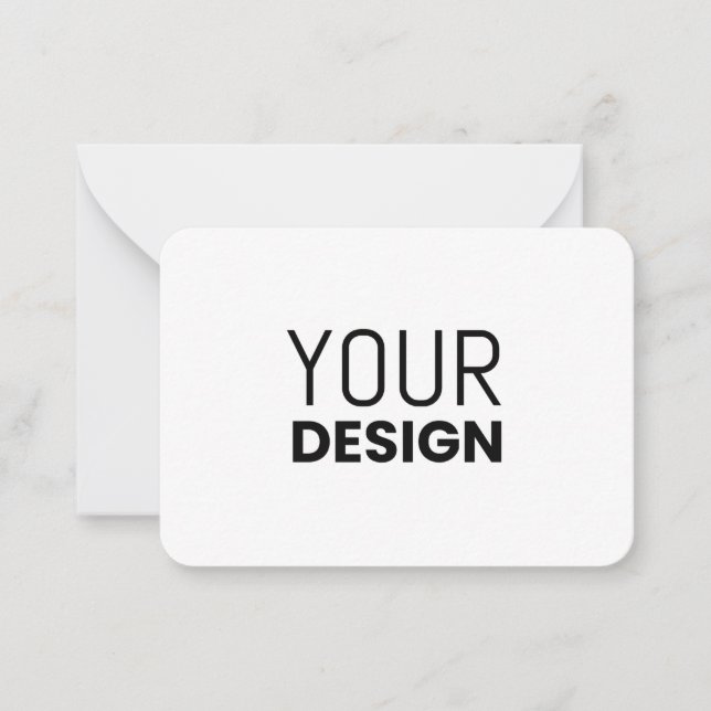 Correspondance Carte de note ronde [Tailles multiples] (Devant)