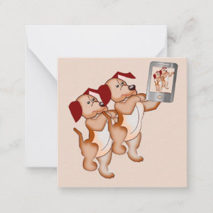 Correspondance Carte de note Selfie Buddies