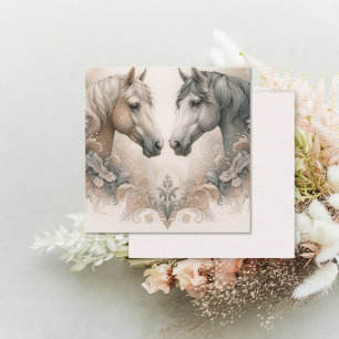 Correspondance Carte de notes Love for Horses