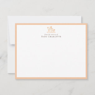 Correspondance Carte de nurserie Maman & Bébé Chat – Personnalisé