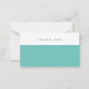 Correspondance Carte de papier à lettres minimaliste Turquoise