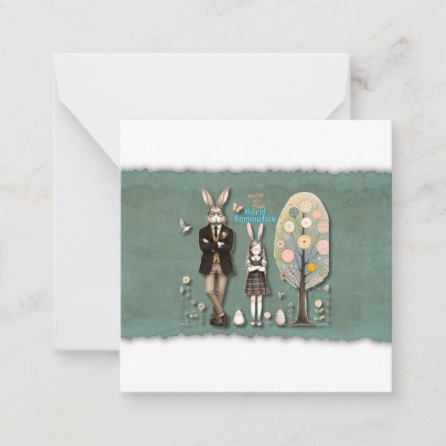 Correspondance Carte de Pâques - Domination mondiale, un œuf à la (Devant)