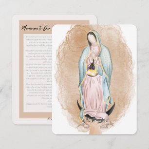 Correspondance Carte de prière Notre Dame de Guadalupe - 10 pack
