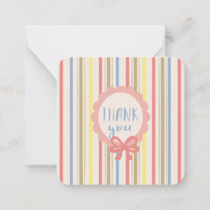 Correspondance Carte de remerciement :