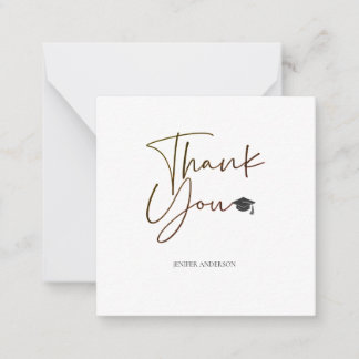 Correspondance Carte de remerciement de fin d'études | Silence Ro