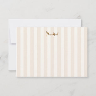 Correspondance carte de remerciement écrite à la main pour Thanks