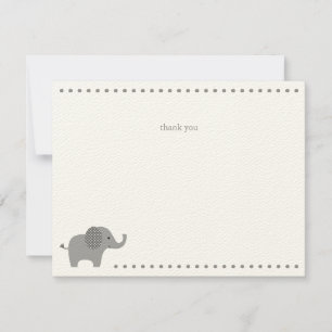 Correspondance Carte de remerciement Elephant Baby shower