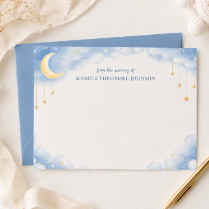 Correspondance Carte de remerciement personnalisée pour baby show