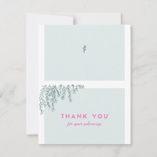 Correspondance Carte de remerciements