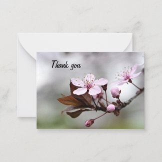 Correspondance Carte de remerciements Cherry Blossom